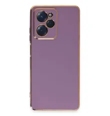 Xiaomi Poco X5 Pro 5G Kılıf Volet Silikon - Mor