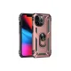 Apple iPhone 14 Pro Kılıf Sofya Yüzüklü Silikon Kapak - Rose