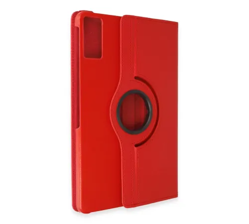 Xiaomi Redmi Pad Kılıf 360 Tablet Deri Kılıf - Kırmızı