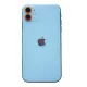 Apple iPhone 11 Neon Fosforlu Kamera Lens - Turuncu