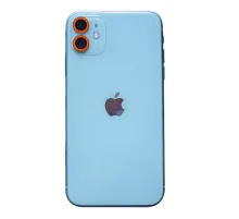 Apple iPhone 11 Neon Fosforlu Kamera Lens - Turuncu