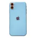 Apple iPhone 11 Neon Fosforlu Kamera Lens - Turuncu