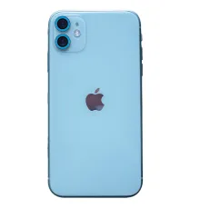 Apple iPhone 11 Neon Fosforlu Kamera Lens - Mavi