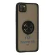 Huawei Y5P Kılıf Montreal Yüzüklü Silikon Kapak - Siyah