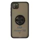 Huawei Y5P Kılıf Montreal Yüzüklü Silikon Kapak - Siyah