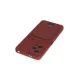 Xiaomi Poco X5 5G Kılıf Kelvin Kartvizitli Silikon - Bordo