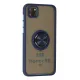 Huawei Y5P Kılıf Montreal Yüzüklü Silikon Kapak - Lacivert