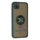 Huawei Y5P Kılıf Montreal Yüzüklü Silikon Kapak - Yeşil