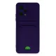 Xiaomi Poco X5 5G Kılıf Kelvin Kartvizitli Silikon - Derin Mor