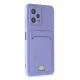 Xiaomi Poco X5 5G Kılıf Kelvin Kartvizitli Silikon - Lila