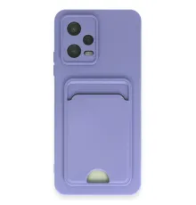 Xiaomi Poco X5 5G Kılıf Kelvin Kartvizitli Silikon - Lila