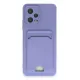 Xiaomi Poco X5 5G Kılıf Kelvin Kartvizitli Silikon - Lila