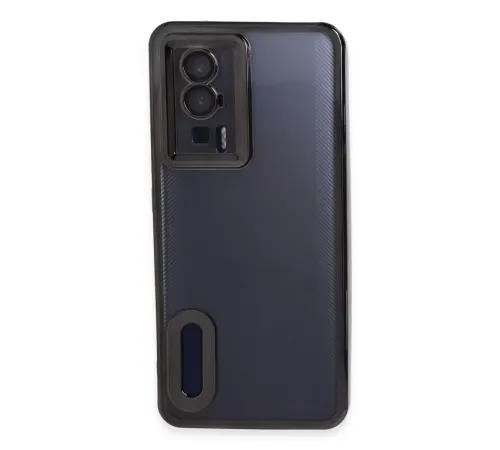 Xiaomi Poco F5 Pro Kılıf Slot Silikon - Siyah