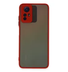 Xiaomi Redmi Note 12S Kılıf Montreal Silikon Kapak - Kırmızı