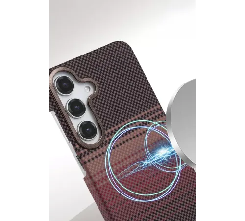 Samsung Galaxy S25 Vega Magsafe Kapak - Kırmızı