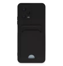 Xiaomi Poco X5 5G Kılıf Kelvin Kartvizitli Silikon - Siyah