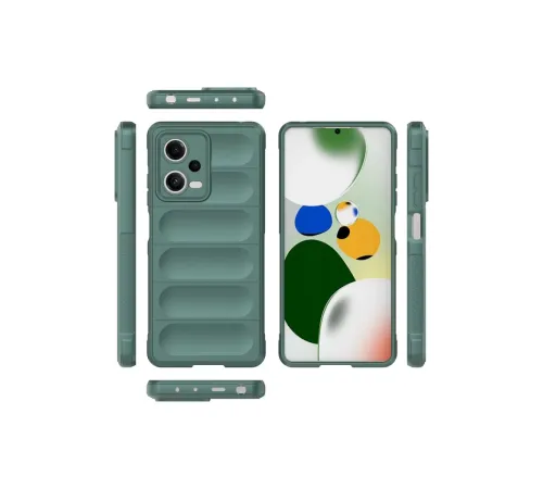 Xiaomi Poco X5 5G Kılıf Optimum Silikon - Koyu Yeşil