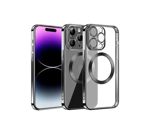 Apple iPhone 13 Pro Max Kılıf Slot Silikon - Siyah