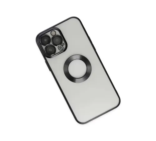 Apple iPhone 14 Pro Kılıf Slot Silikon - Siyah