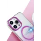 Apple iPhone 14 Pro Max Glossy Magsafe Kapak - Mavi