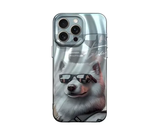 Apple iPhone 14 Pro Kılıf Crew Desenli Kapak - Köpek