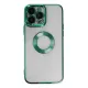 Apple iPhone 14 Pro Kılıf Slot Silikon - Köknar Yeşili