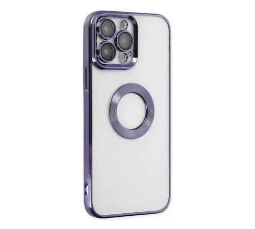 Apple iPhone 14 Pro Kılıf Slot Silikon - Mor