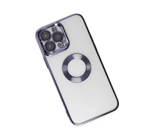 Apple iPhone 14 Pro Kılıf Slot Silikon - Mor