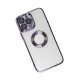 Apple iPhone 14 Pro Kılıf Slot Silikon - Mor