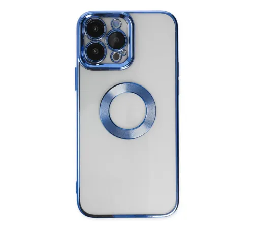 Apple iPhone 14 Pro Max Kılıf Slot Silikon - Mavi
