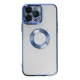 Apple iPhone 14 Pro Max Kılıf Slot Silikon - Mavi