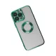 Apple iPhone 14 Pro Max Kılıf Slot Silikon - Köknar Yeşili