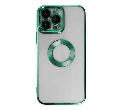 Apple iPhone 14 Pro Max Kılıf Slot Silikon - Köknar Yeşili