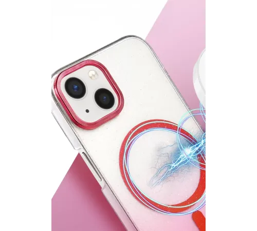 Apple iPhone 15 Plus Glossy Magsafe Kapak - Mor