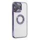 Apple iPhone 14 Pro Max Kılıf Slot Silikon - Mor