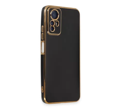 Xiaomi Redmi Note 12S Kılıf Volet Silikon - Siyah