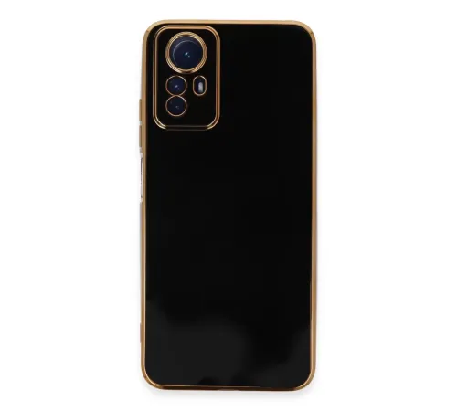 Xiaomi Redmi Note 12S Kılıf Volet Silikon - Siyah