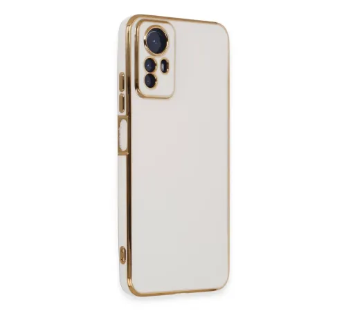 Xiaomi Redmi Note 12S Kılıf Volet Silikon - Beyaz