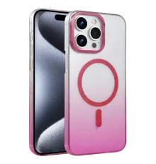 Apple iPhone 15 Pro Max Glossy Magsafe Kapak - Pembe