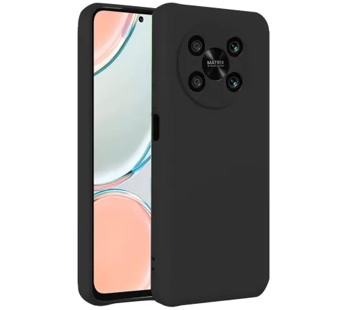 Huawei Nova Y90 Kılıf First Silikon - Siyah