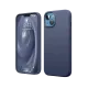 Apple iPhone 14 Kılıf First Silikon - Lacivert