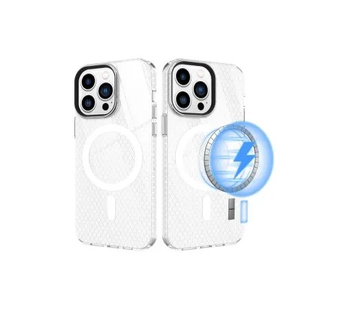 Apple iPhone 14 Pro Kılıf Beta Magneticsafe Silikon - Şeffaf
