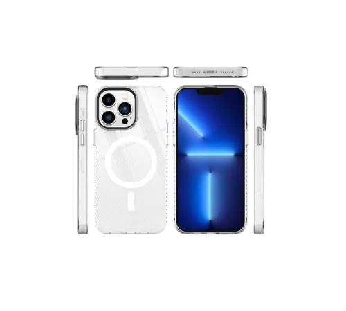 Apple iPhone 14 Pro Kılıf Beta Magneticsafe Silikon - Şeffaf