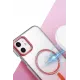Apple iPhone 12 Glossy Magsafe Kapak - Mavi
