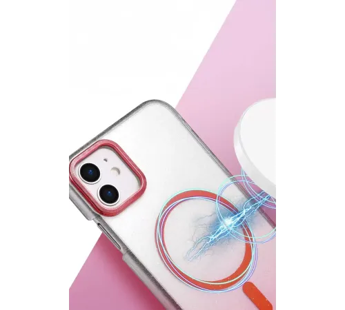 Apple iPhone 12 Glossy Magsafe Kapak - Siyah