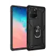 Samsung Galaxy A91 / S10 Lite Kılıf Sofya Yüzüklü Silikon Kapak - Siyah
