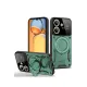 Xiaomi Redmi 13C Kılıf Joy Lens Standlı Kapak - Koyu Yeşil