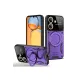 Xiaomi Redmi 13C Kılıf Joy Lens Standlı Kapak - Mor