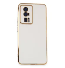 Xiaomi Poco F5 Pro Kılıf Volet Silikon - Beyaz
