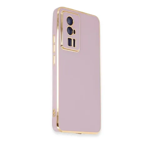 Xiaomi Poco F5 Pro Kılıf Volet Silikon - Mor